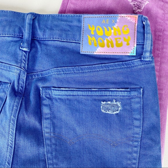 AMERICAN EAGLE NWOT Young Money Tie Dye Jeans - Picture 6 of 12